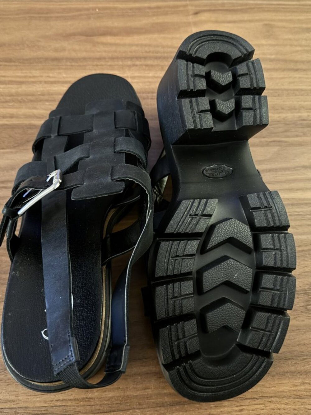 Dr. Scholl’s Original Collection Leather Platform Sandals |Size 10 - HS0440 - Picture 2 of 6